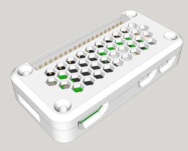Raspberry PI Zero 2 (W) case — modelo 3D