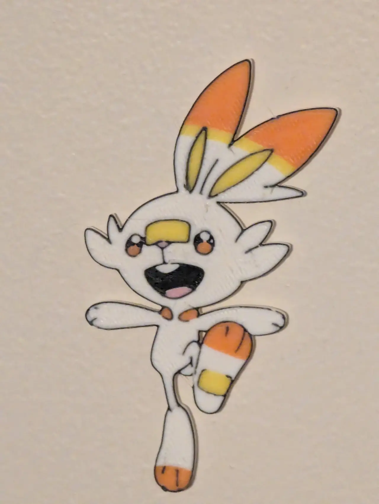 Scorbunny (Pokemon #0813) 3MF Magnet — modelo 3D
