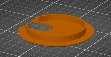 Cable Grommit — modelo 3D
