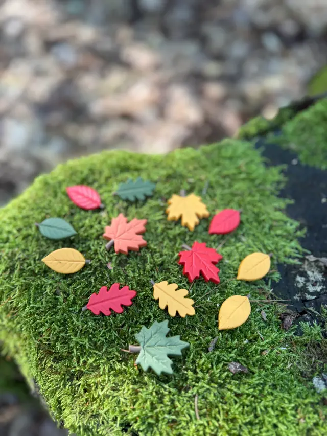 Forest Leaves – Maple, Oak & Beech — modelo 3D