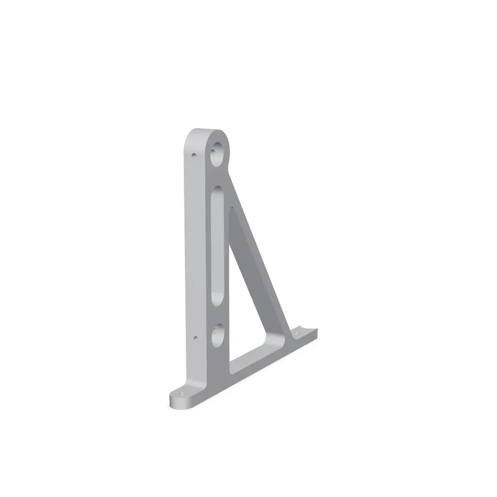 Wall-Mounted Dual-Rail Filament Spool Rack — modelo 3D