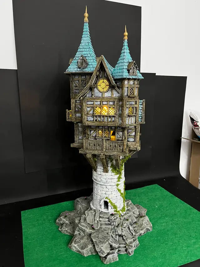 Tower House — modelo 3D