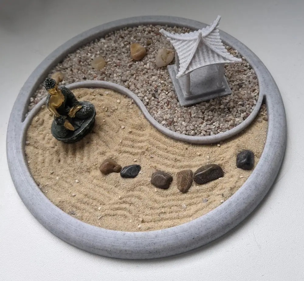 Zen garden mini — modelo 3D