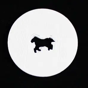 Bokeh filter - Horse — modelo 3D