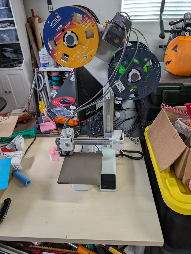 Bambu A1 Mini AMS Lite Top Mount- Easier Print — modelo 3D