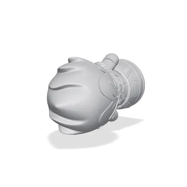 Kokeshi Doll Vegeta | Multicolour & Single Colour — modelo 3D