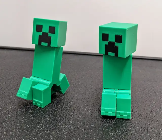 Articulated Minecraft Creeper: Print-In-Place — modelo 3D