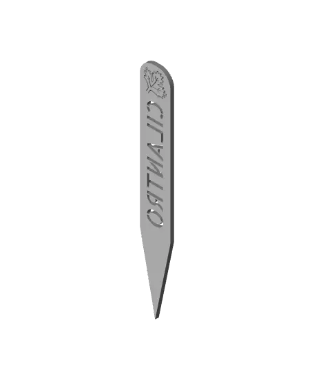 Garden Stakes - English, French, and German - new added — modelo 3D