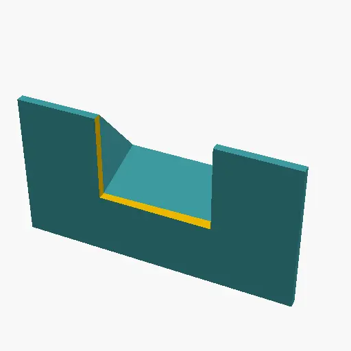 Interior Glass Mount for WOLFBOX G840S Rear Camera — modelo 3D