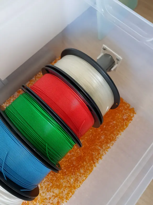 Filament Spool Holder Dry Box PVC 40mm — modelo 3D