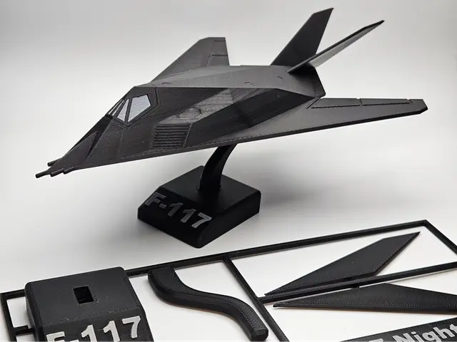 F117 Plane Kit Card — modelo 3D