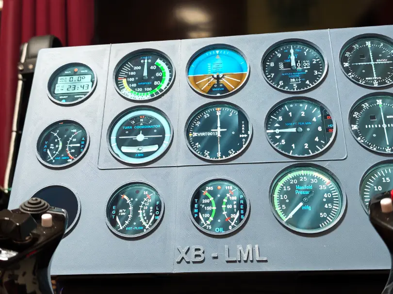 C172 Physical Bezel Panel – 15,6" Monitor — modelo 3D