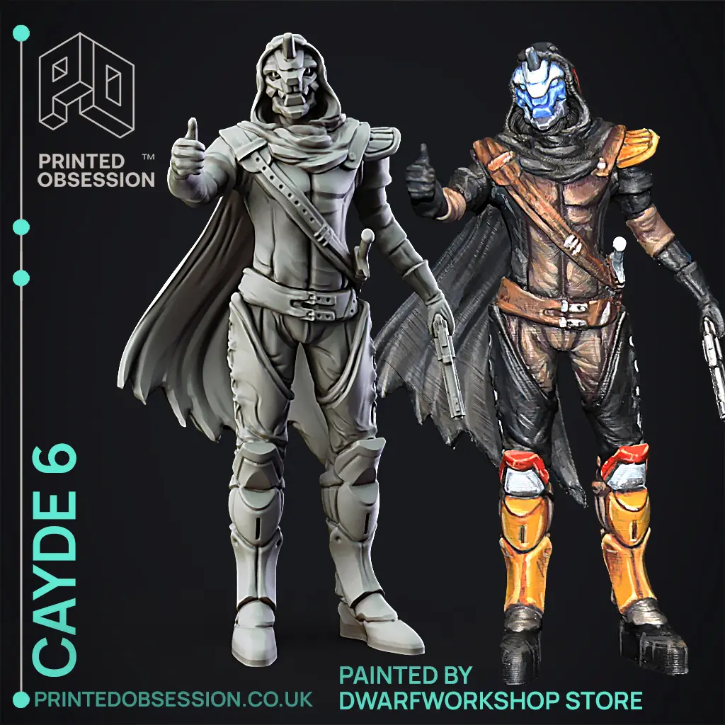 Destiny 2 - Cayde 6 - 75mm Model — modelo 3D