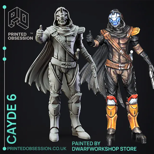 Destiny 2 - Cayde 6 - 75mm Model — modelo 3D