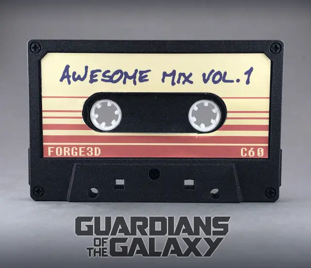 Awesome Mix Tape from Guardians of the Galaxy — modelo 3D