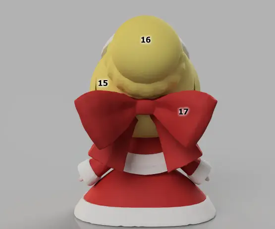 padoru — modelo 3D