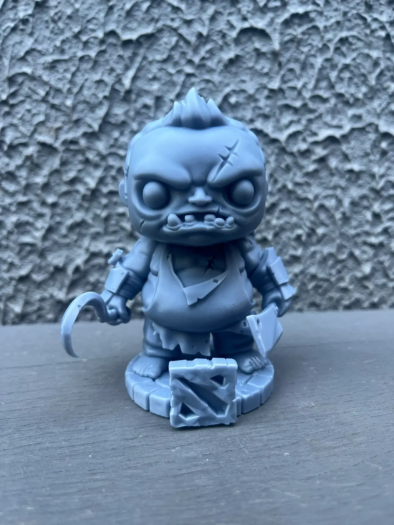 PUDGE DOTA 2 VINYL/FUNK POP STYLE — modelo 3D