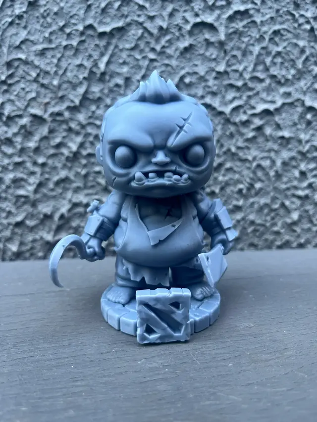 PUDGE DOTA 2 VINYL/FUNK POP STYLE — modelo 3D