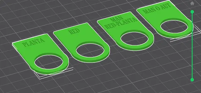 placa pilotos transferencia siemens — modelo 3D