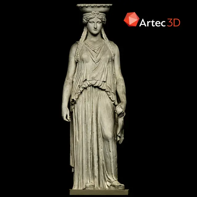 Copy of Caryatid C, Erechtheion of the Acropolis — modelo 3D