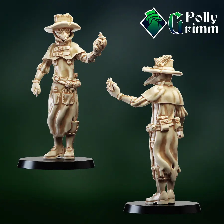 Not so heartless plague doctor — modelo 3D