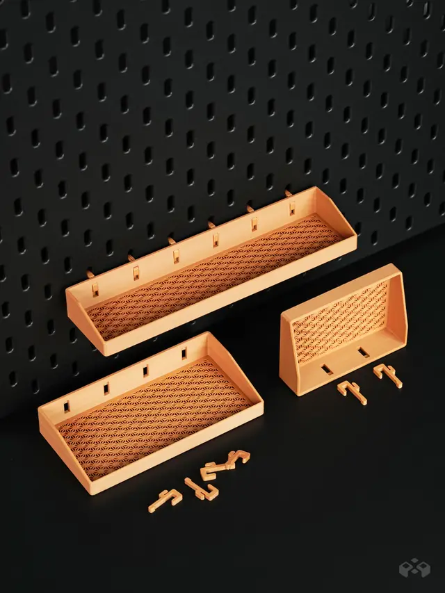Skadis Asanoha Storage Tray — modelo 3D