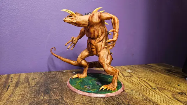 2nd ed AD&D Tarrasque — modelo 3D