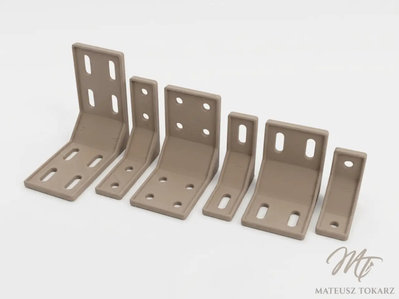 Reinforced Corner Brackets | M5 Hardware — modelo 3D
