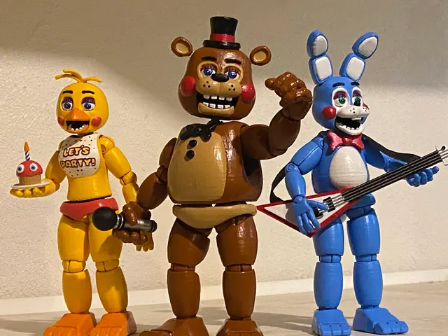 Five Nights at Freddy's- Articulated Toy Animatronics, 6" Tall — modelo 3D