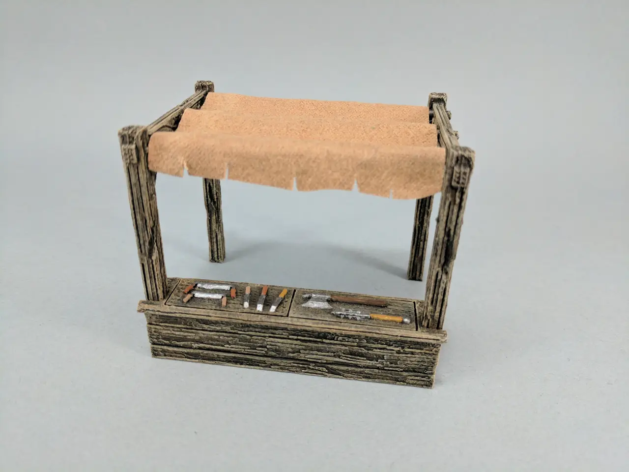 28mm Market Stall — modelo 3D