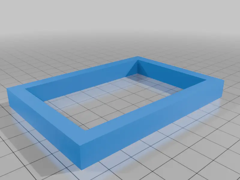 ACEO Art Card Measuring template — modelo 3D