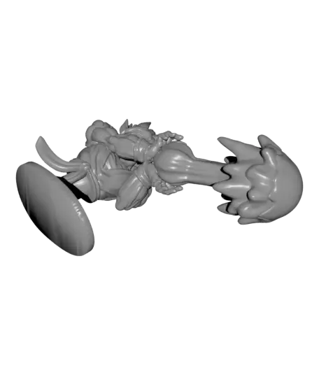 Goku Bust Kamehameha - DBZ - Fan Art - FREE VERSION — modelo 3D
