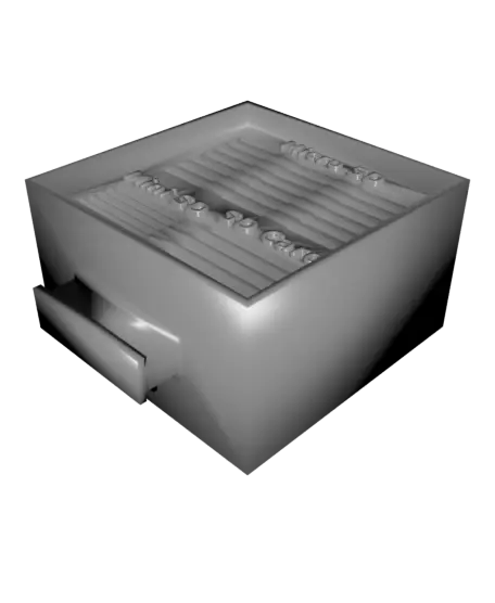 SD Cards Slide Out Case — modelo 3D