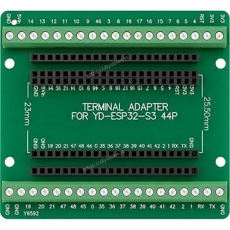 Terminal Adapter for ESP32S3 — modelo 3D