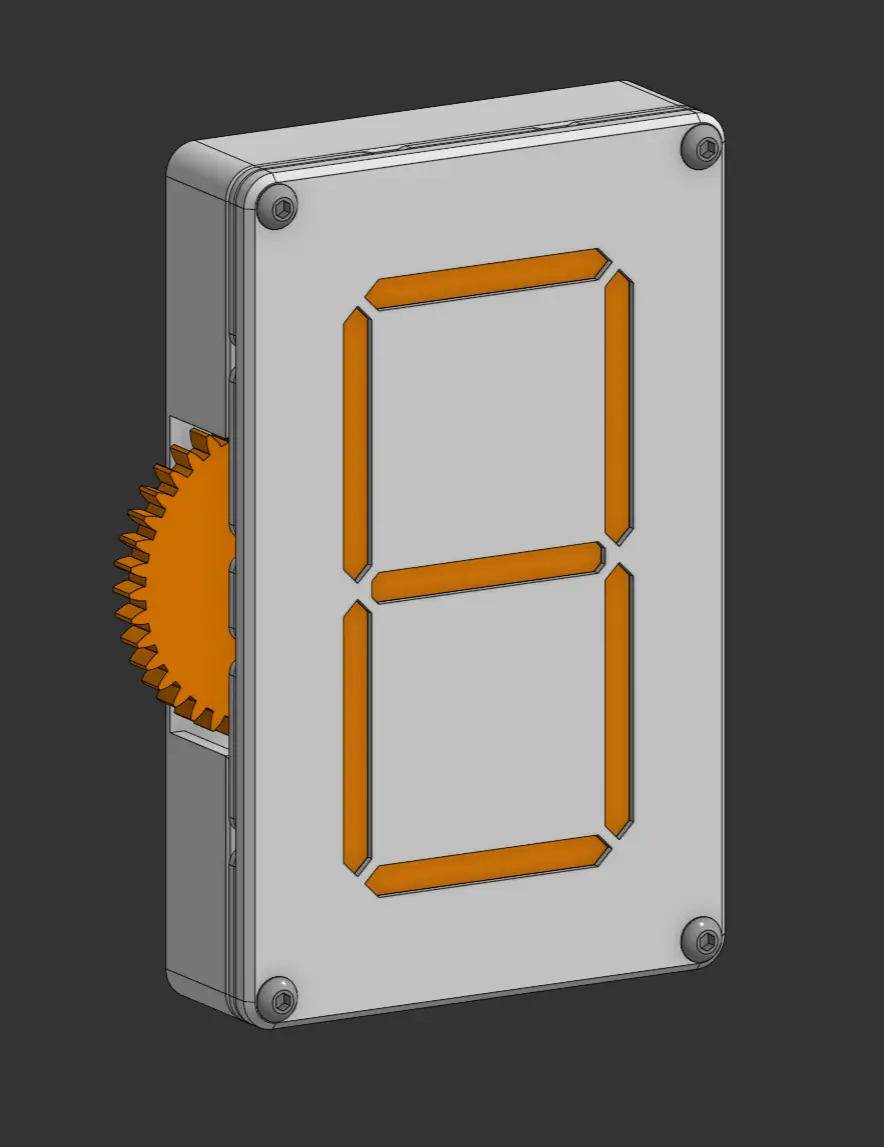 7-Segment Display — modelo 3D