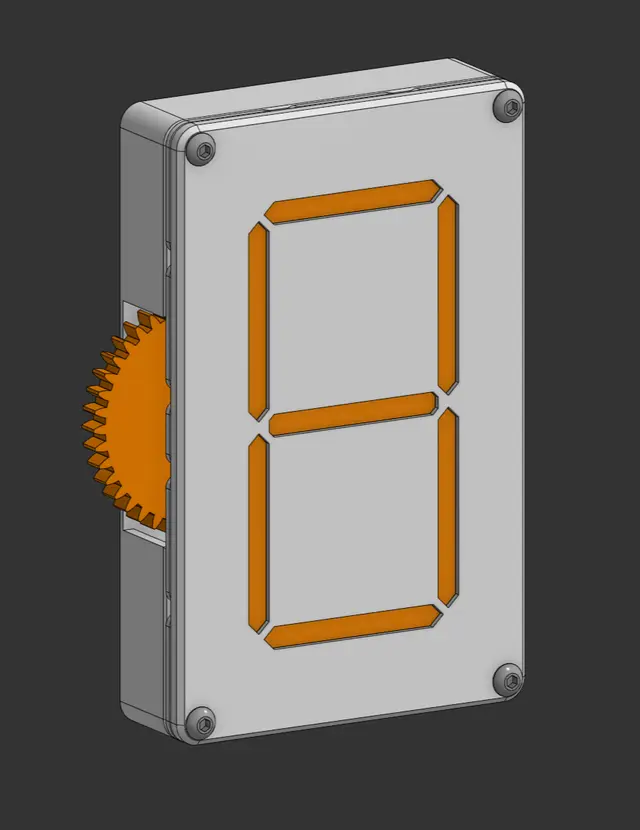 7-Segment Display — modelo 3D