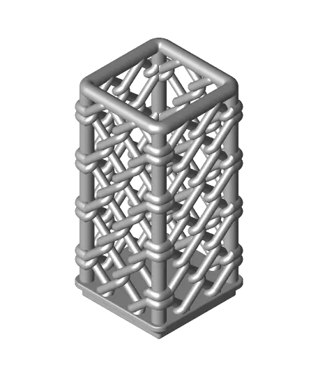 Chain Link Gridfinity Bin 80mm — modelo 3D