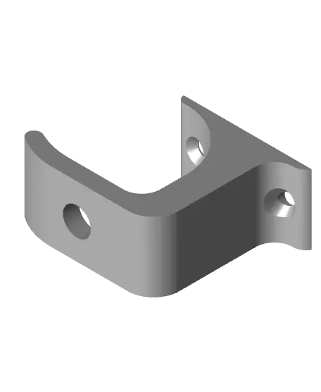 Under Desk Headphone Hook — modelo 3D