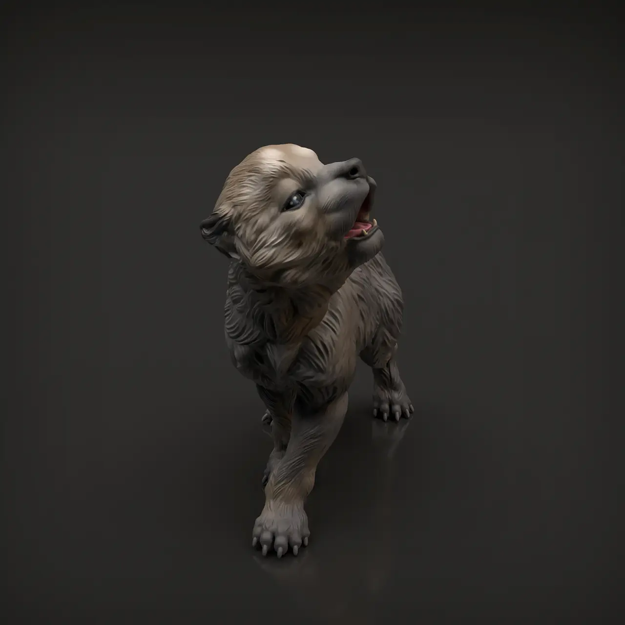 Wolf Pup — modelo 3D