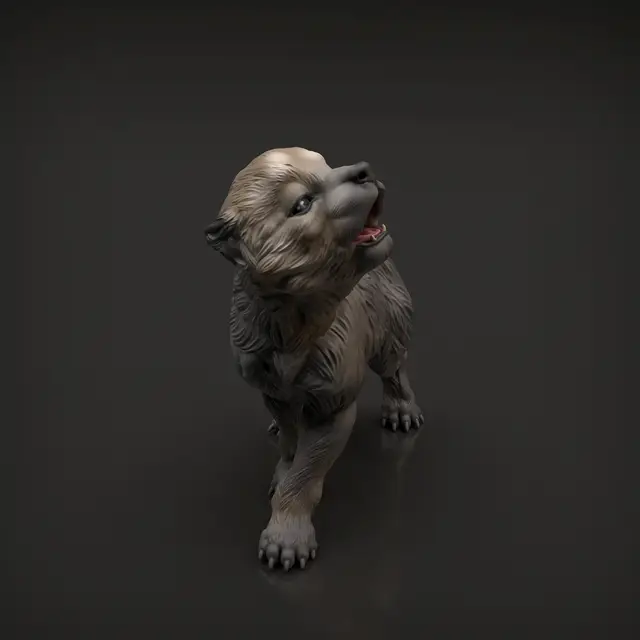 Wolf Pup — modelo 3D