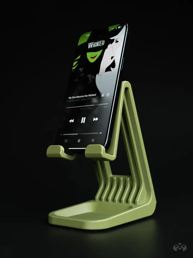 Classic iPhone Stand with Storage Tray — modelo 3D
