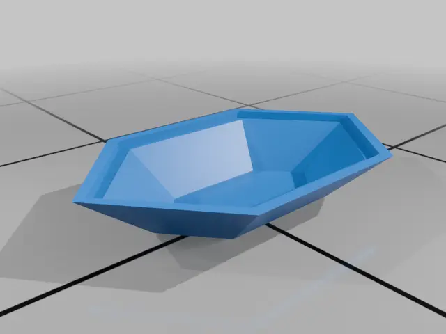 Zelda Rupee two parts — modelo 3D