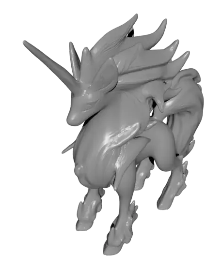 Cryocorn - The Frozen Unicorn Model: FREE for Personal Use — modelo 3D