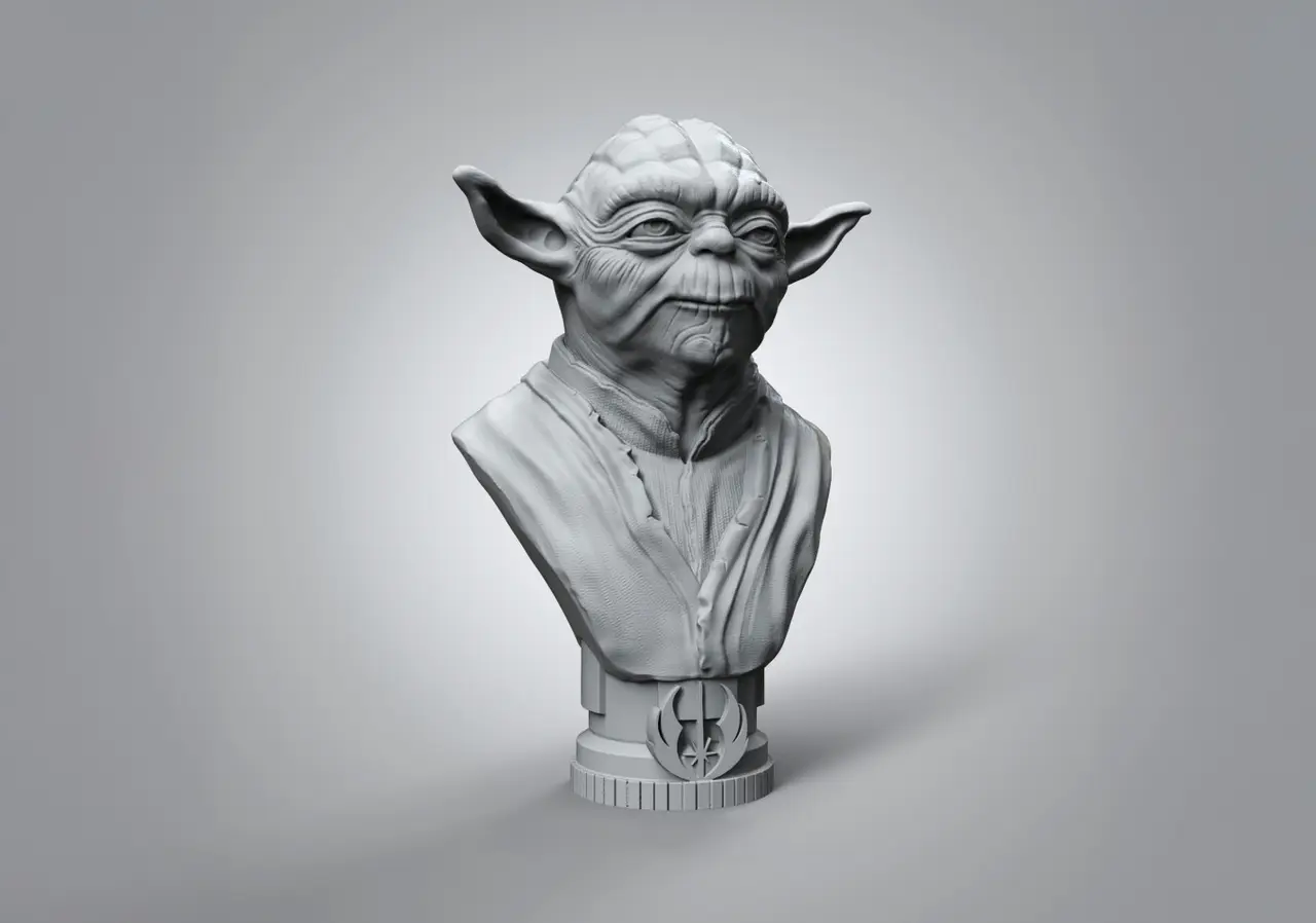 Master Yoda Bust - Star Wars — modelo 3D