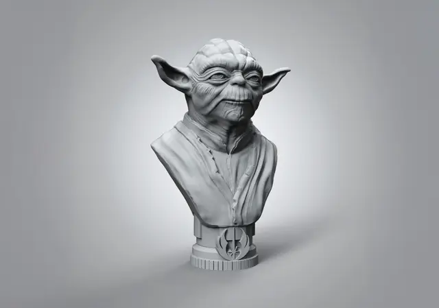 Master Yoda Bust - Star Wars — modelo 3D