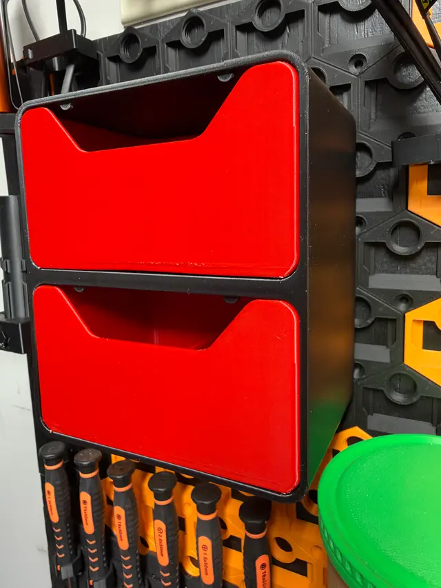 GOEWS Drawers 1x / 2x / 3x — grid-sized drawer units — modelo 3D