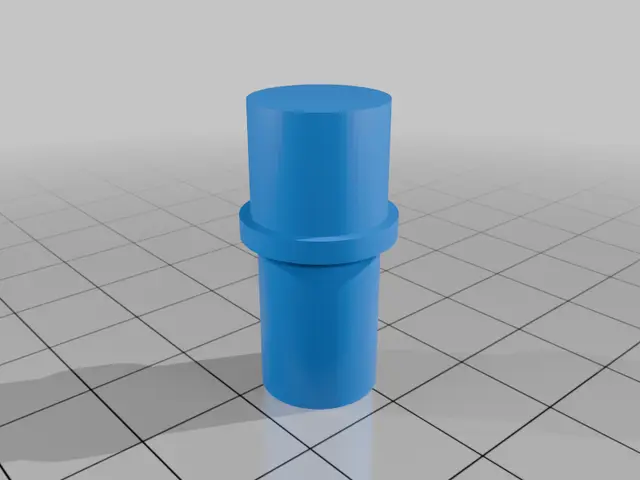 Opel Corsa C Parcel Shelf Pin — modelo 3D