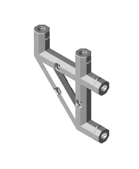 3x3 MU Bracket - Bolt-Locked Inserts — modelo 3D