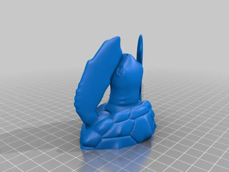 Loggerhead Sea Turtle (poseable) — modelo 3D
