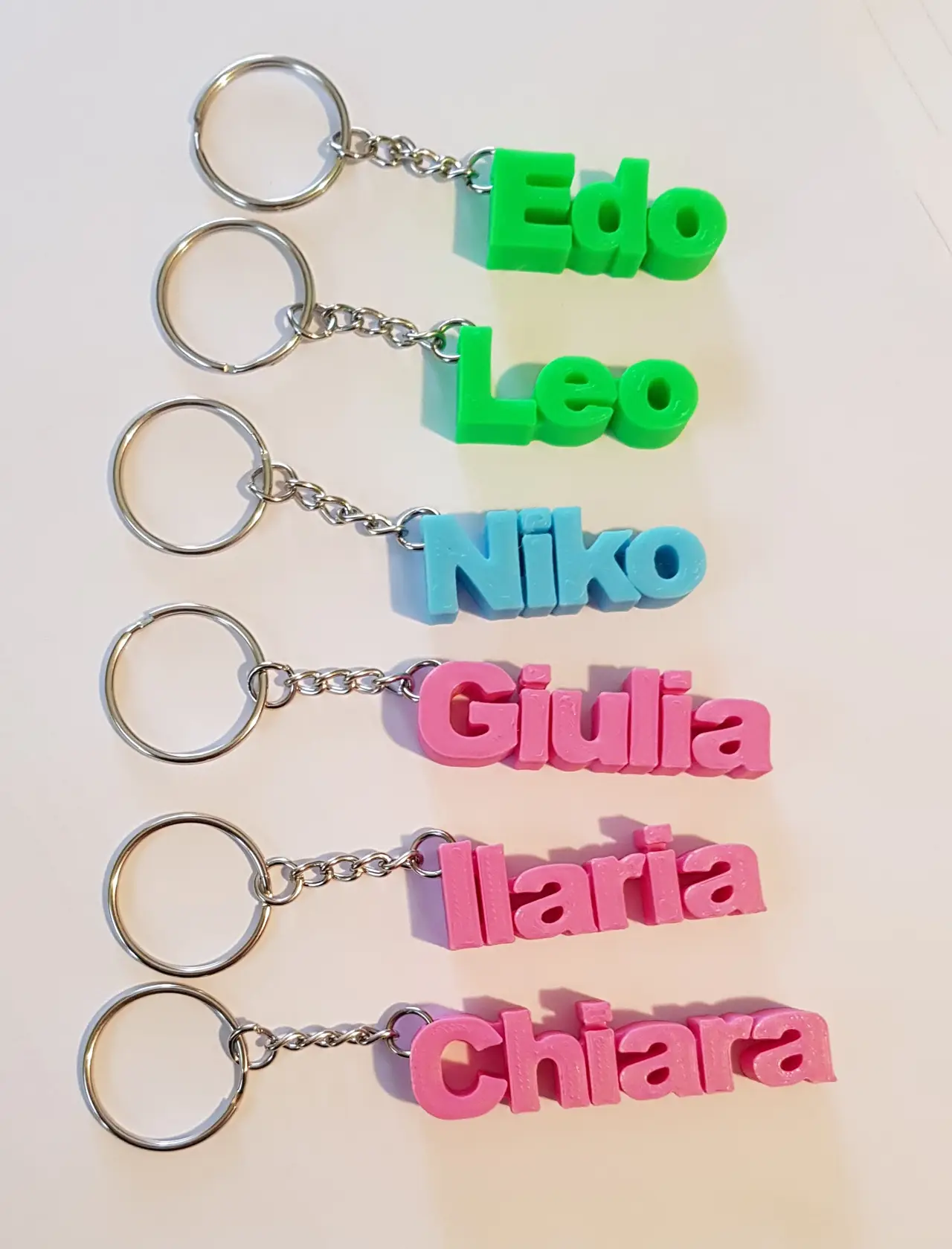 Customizable Name Keychain - File STEP — modelo 3D